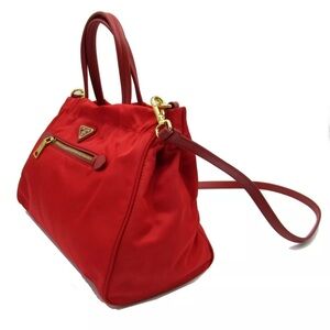 Prada Tessuto Nylon 2 way crossbody handbag